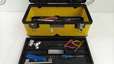 Lot 177 - Stanley tool box with contents