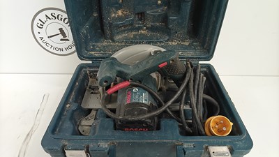 Lot 178 - Bosch circular saw in case 110v