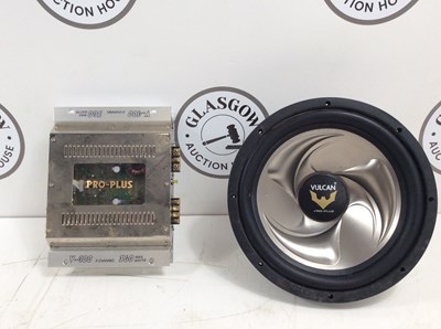 Lot 235 - Vulcan pro plus car and subwoofer
