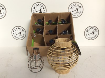 Lot 233 - Box of garden lanterns