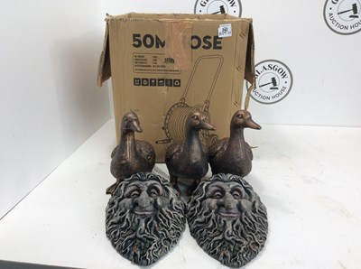Lot 242 - Qty of garden ornaments