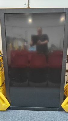 Lot 81 - 64" Philips TV / advertising screen tested working
