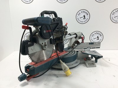 Lot 13 - Bosch professional gcm 12 SDE 110v chop saw tested