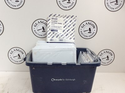 Lot 61 - Lot of white access panels varying sizes