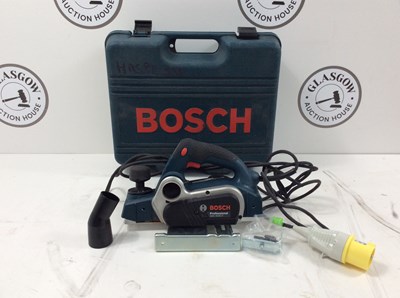 Lot 24 - Bosch 110v electric planer tested
