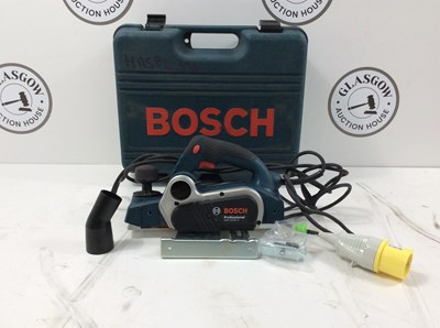 Lot 25 - Bosch 110v electric planer tested