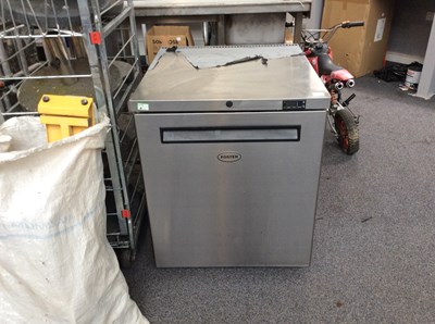 Lot 194 - Foster LR150 undercounter single door freezer Untested