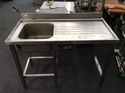 Lot 232 - Commercial grade stainless steel sink