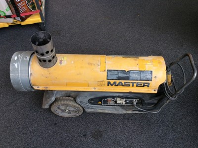 Lot 17 - Master diesel space heater with 110v connection With Vent