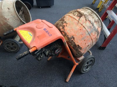 Lot 198 - Minimix 150 Petrol cement mixer tested