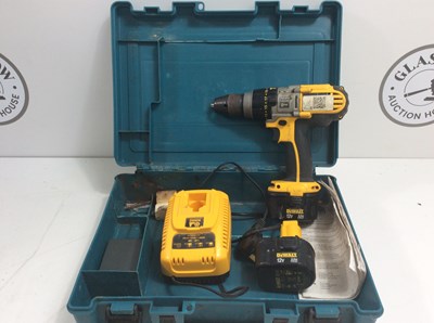 Lot 211 - DeWalt combs drill with 2 batteries and charger