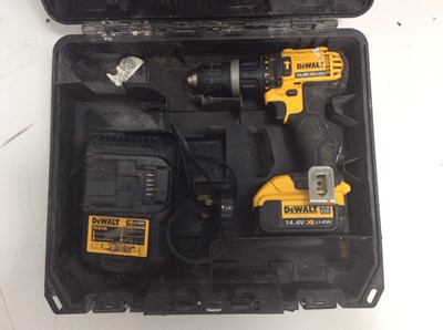 Lot 8 - DeWalt XR Combi drill with battery and charger