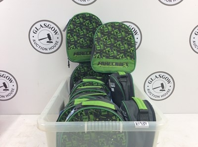 Lot 36 - Qty of minecraft lunch boxes