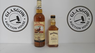 Lot 111 - Bottle of famous grouse and bottle of jack Daniels