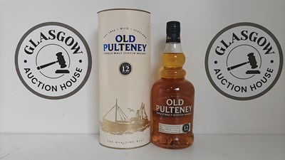 Lot 69 - Old pulteney single malt 12 year old scotch whisky