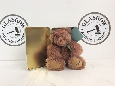 Lot 91 - Harrods Teddy Bear In A Tin