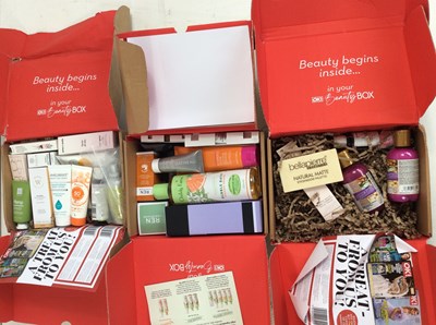 Lot 180 - Three ok Magazine Beauty Boxes