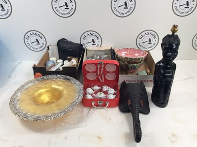 Lot 187 - 3 boxes of misc