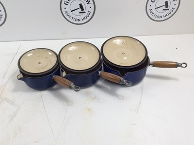 Lot 31 - Set Of French Le Creuset Pots