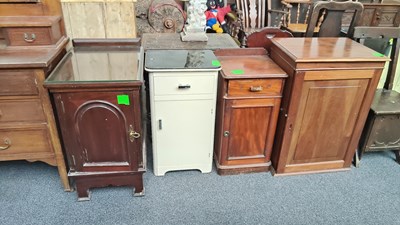 Lot 215 - 4 side cabinets in various styles