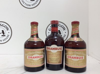 Lot 76 - Three Bottles Of Drambuie