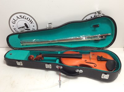 Lot 150 - Junior Sized Violin With Hard Case