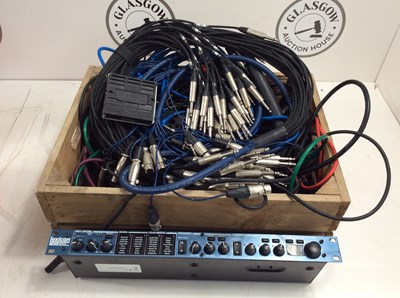 Lot 7 - Large Qty Of Audio Cables & Sound Equipment