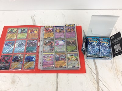 Lot 126 - Binder & Booster Box Of Opened Pokemon Cards