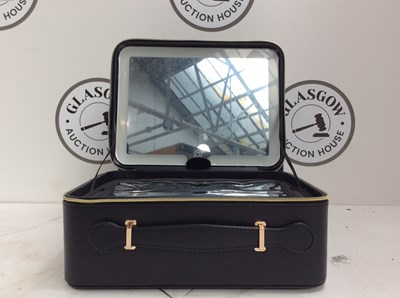 Lot 6 - Makeup box with internal light/mirror