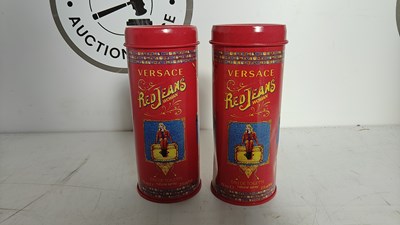 Lot 67 - 2 Versace jeans perfume in tins