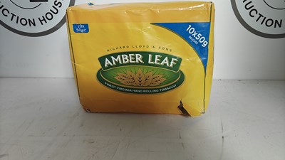 Lot 192 - Amber leaf rolling tobacco x10 50g pouches