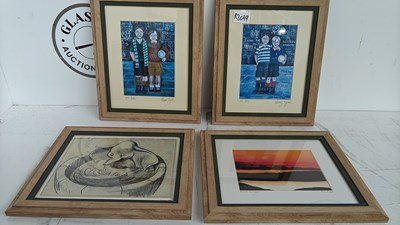 Lot 163 - Qty of signed pictures
