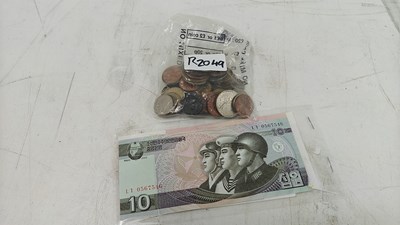 Lot 169 - Qty Of Coins And Foreign Money