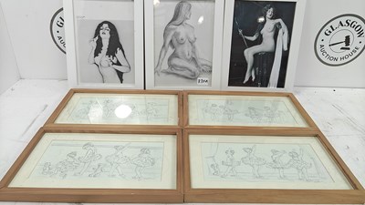 Lot 158 - Qty of Sketched Women and Ballerinas