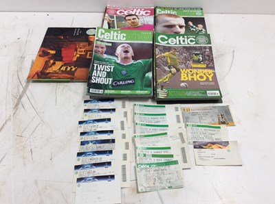 Lot 38 - Qty of Celtic programmes