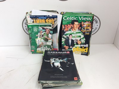 Lot 19 - Qty of Celtic programmes