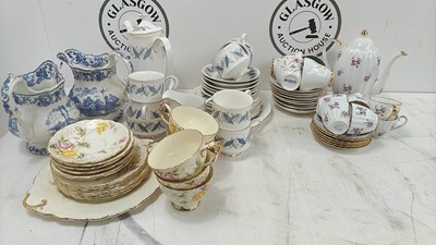 Lot 329 - Box of misc tea sets from various brands