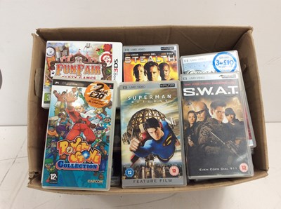 Lot 6 - Qty Of PSP Movies & Games With Misc Games