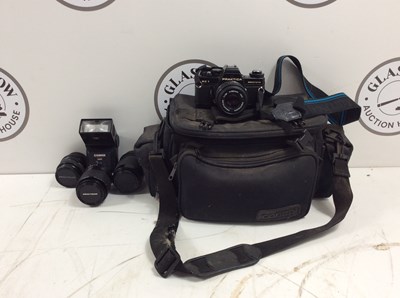 Lot 233 - Praktica BC1 Electronic Camera & Lenses