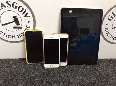 Lot 99 - 1 tablet and 3 mobile phones UnTested