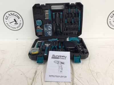 Lot 15 - SundPay Tool Kit With Drill & Assorted Hans Tools