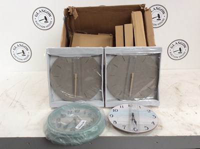 Lot 241 - Box Of Wall Clocks