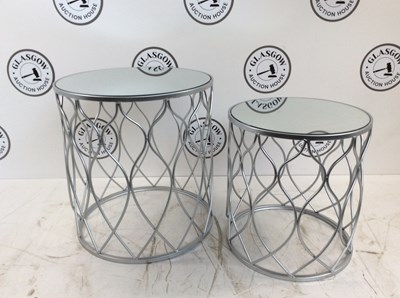 Lot 230 - Two Silver Side Tables