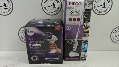 Lot 17 - PIFCO 6 In 1 Steam Mop & Verti Steam Pro