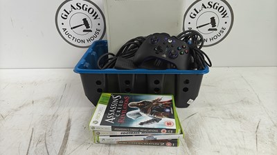 Lot 182 - Xbox 360 Bundle With Qty of Games inc Assasins Creed Revelations