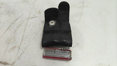 Lot 161 - Victorinox swiss army knife in pouch with accessories