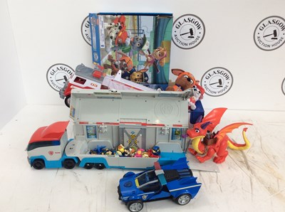 Lot 20 - Qty of Paw Patrol Vehicles & Figures