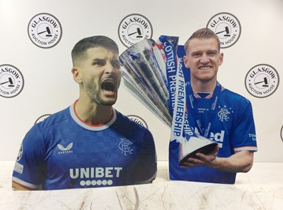 Lot 78 - 2 Rangers Head Cardboard Cut Outs
