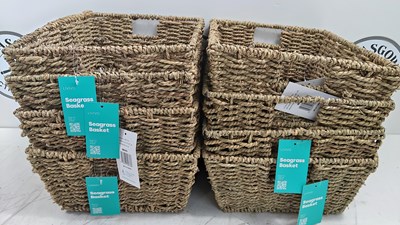 Lot 25 - Qty of seagrass baskets