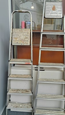 Lot 233 - Set of 2 aluminium ladders